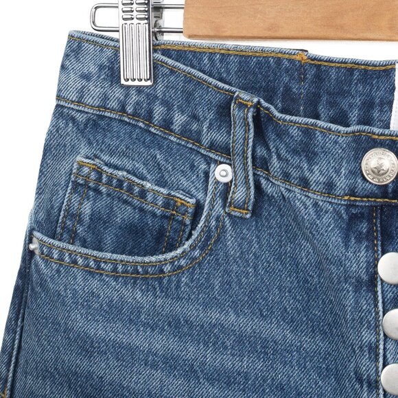 NWT Princess Polly Fawcett Jeans – Dark Wash Blue Denim Women’s Size 4 - Picture 6 of 10